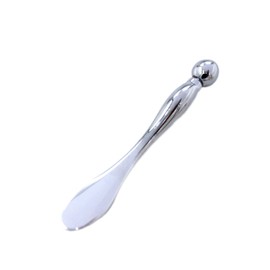 Healeved 3pcs Eye Massage Stick Makeup Spoon Dual-ended Beauty Tool for Eye Application and Massage Portable for Ladies and Girls Silver