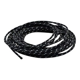 Black (14ga) Vintage Cloth Covered Wire 25ft