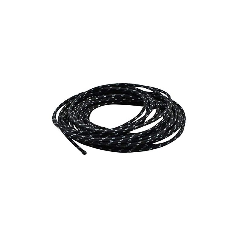 Black (14ga) Vintage Cloth Covered Wire 25ft