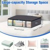 Under Bed Storage Bags – Underbed Organizer 4 Pack, Blanket