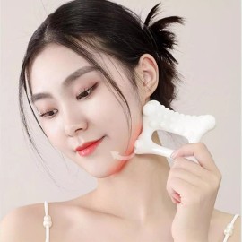 얼굴 림프 허벅지 종아리 마사지 세라믹 괄사 경락 추천 손가락 목선 Face Lymph Thigh Calf Massage Ceramic Scraper Meridian Recommended Finger Neck Line [Stereobate]