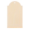 50pcs Wood Pieces DIY Natural Rustic Unfinished Wood with Hemp