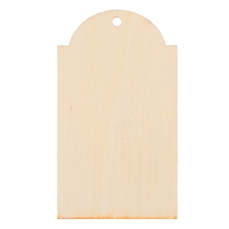 50pcs Wood Pieces DIY Natural Rustic Unfinished Wood with Hemp