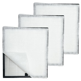 Nispira HY4866 3 in 1 True HEPA Replacement Filters | Compatible with MORENTO HY4866 Air Purifier and YIOU M1 Air Cleaner Purifier | Removes Smoke, VOCs, Odor | Pack of 3