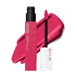 Maybelline Superstay Matte Ink, Labial Líquido Mate de Larga Duración, 16 Horas de Alta Pigmentación, No se Transfiere, Aplicador de Precisión, Tono 1
