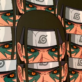 KAMUI COLORS HASHIRAMA ANIME PEEKER STICKER NARUTO SHIPPUDEN CAR DECAL