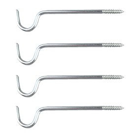 Kowibcl 4pcs Single Curtain Rod Support,Simple Curtain Rod Bracket Without Screws,2-1/2inch