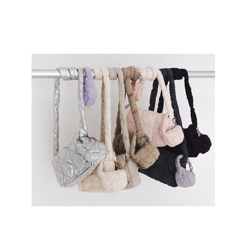 CARLYN Soft Teeny Bag Charm 1ea, Color:Ash Blue