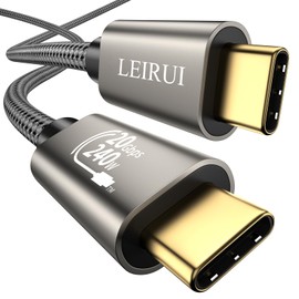 LEIRUI 20Gbps USB C to USB C Cable USB C 3.2 Gen2X2 Cable High Speed Data Transfer 4K USB C to USB C Video Monitor Cable 240W Fast Charging for MacBook Pro, Dell, Galaxy