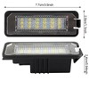 2pcs LED License Number Plate Light Lamp Canbus Compatible For