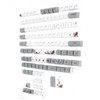 PBT Keycaps 118 Key English Style With Animal Pattern Elements