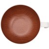 Yamanaka Lacquer Natural Soup Bowl with Handle White & Brown