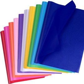Colored Tissue Paper for Gift Bags, 120 Sheets 20 x 14 Inches 10 Assorted Colors Tissue Paper Bulk for Packaging Art Crafts Wrapping, Gift Tissue Paper for Birthday Wedding Holiday Baby Shower Party