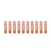 15Pcs MIG Welding Kit Flux Core Gasless Nozzle 0.9mm Brass
