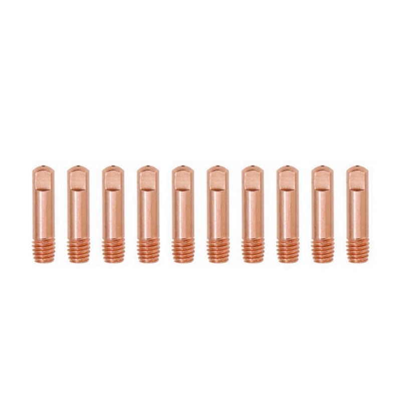 15Pcs MIG Welding Kit Flux Core Gasless Nozzle 0.9mm Brass