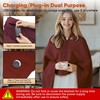 Portable Heated Shawl, Heated Shawl Wraps for Women, Portable Soft