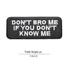U-Sky Sew or Iron on Embroidered Patches | Don't BRO