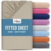 Aspire Homeware Super King Fitted Sheet - 25 cm Deep