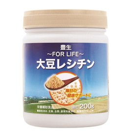 Soybean Lecithin, 7.1 oz (200 g), Granules, Plant Lecithin, Healthy Habits, Daily Meals, Quick 1 Spoon, For Generations of Hard