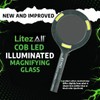 LitezAll COB LED Lighted Magnifier Use for Macular Degeneration, Reading,