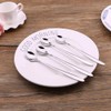 Pack of 2 Long Handle Latte Spoons Coffee Dessert &