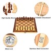 YongHang Wooden Chess Game 3 in 1 Portable Foldable Chess