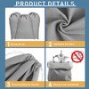 Boao 10 Pcs Silver Storage Bags, 9 x 11.8 Inch