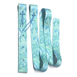 cinch strap set latigo mint green paisley cinch