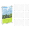 DJAPWPX-10 Pack Acrylic Fridge Magnetic Frame, Clear Fridge Magnetic Photo