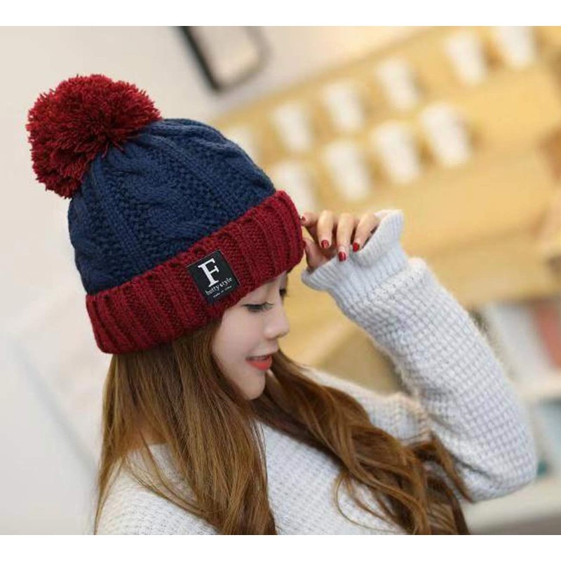 LangSheng Women's Knit Hat, Cap, Cute Hat, Stretchable, Fashionable, Cold