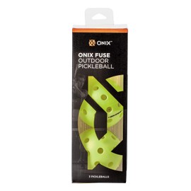 Onix Fuse G2 Pickleball Ball 6 Pack - Offical Ball of The APP and PPA Tours, Neon Green - 6 Pack, One Size (KZ41006N-G2)