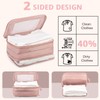 Expandable Double-Sided Compression Packing Cube，3 Set Lightweight Double Deck Organizer