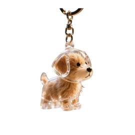 Dog Hair Collector Keychain Charm Memorial Storage Box, Transparent Bottle for Pet Hairs Keychain, Pets Fur Keepsake Keyring for Collecting Hair, Portable Pet Memory Capsule(2)