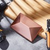 Blulu 4 Pcs 4''x6'' (Actual 3.5''x5.5'') Solid Copper Pyramid Post