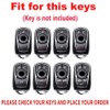 TECART for Buick Metal Key Fob Cover Carbon Pattern Key