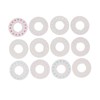Hair Jewels Stamper Colorful with 12 Sheets Rhinestones Easily Stamp