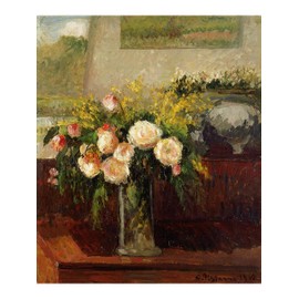 Roses of Nice by Camille Pissarro