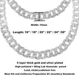 HH Bling Empire Iced Out Crown Bail A to Z Initial Letter Pendants Gold Rope Chain 20 Inch (Crown O & Rope)