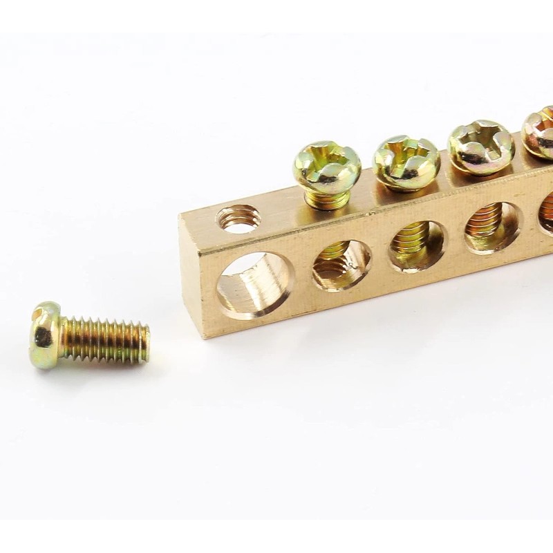 NoBrand 4Pcs Terminal Ground Bar Kit, 8 Terminal Positions Electrical