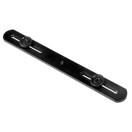 SUNTRADE 27cm/10.6inch Dual Camera Mount Flash Bracket Extension Bar Straight Flash Bracket Tripod with 1/4" Screw for DSLR Camera LED Light Flash Light Camera Photo Studio Video Stand