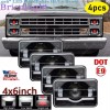 Bricologht For Chevy C10 Pickup truck 1980-1986 4PCS 4x6" LED
