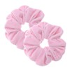 2 Pcs Pink Color Large Size Scrunchies for Hair Women