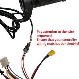 WUXING 20X Full Twist Throttle，Throttle for Electric Bike,Full Right Hand Grip Throttle