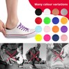 SULPO Elastic Shoelaces Without Ties, Elastic, With Metal Closure -