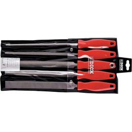 Dick 13142020 File Wood Handles, Multi-Colour, 200 mm, Set of 5 Pieces