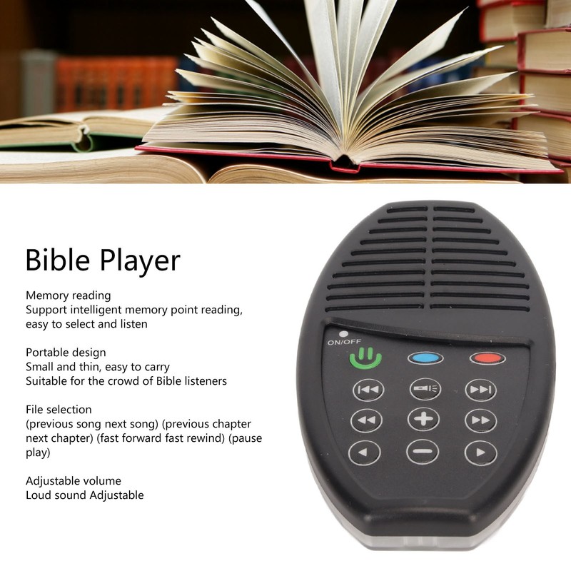 Bible Player with LED Light Solar Charging Built in 4G