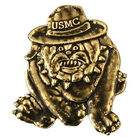 Marine Corps Bulldog Drill Instructor Lapel Pin - 1 Inch