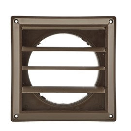 Lambro Industries 361B 6" Brown Plastic Louver Vent