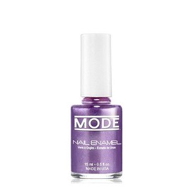 MODE Nail Enamel Shade #135 Icy Purple Shimmer Frost Pearl - Long Wear, High Gloss, Chip Resistant, No Cruelty Vegan Salon Nail Polish Made in Beautiful USA 0.5 fl oz