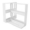 Sliding Spice Rack Slidable Design 2 Tiers Large Capacity Nonslip